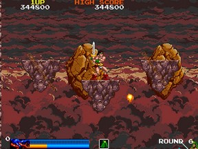 une photo d'Ã©cran de Rastan Saga sur Arcade